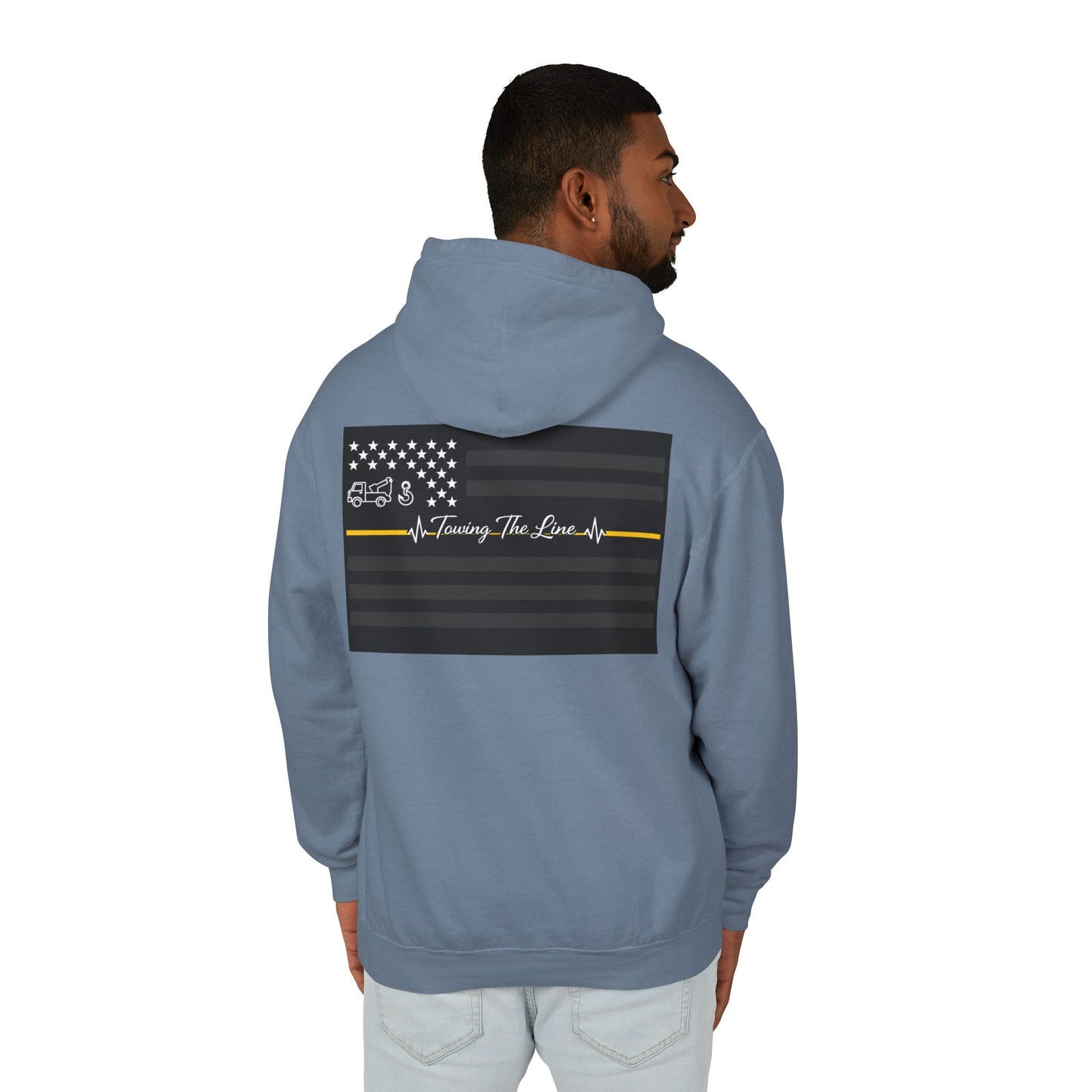 Thin Yellow Line Unisex Lightweight Hoodie