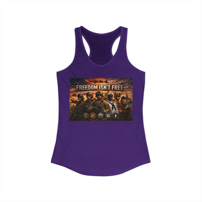 Freedom Isn't Free Women's Racerback Tank