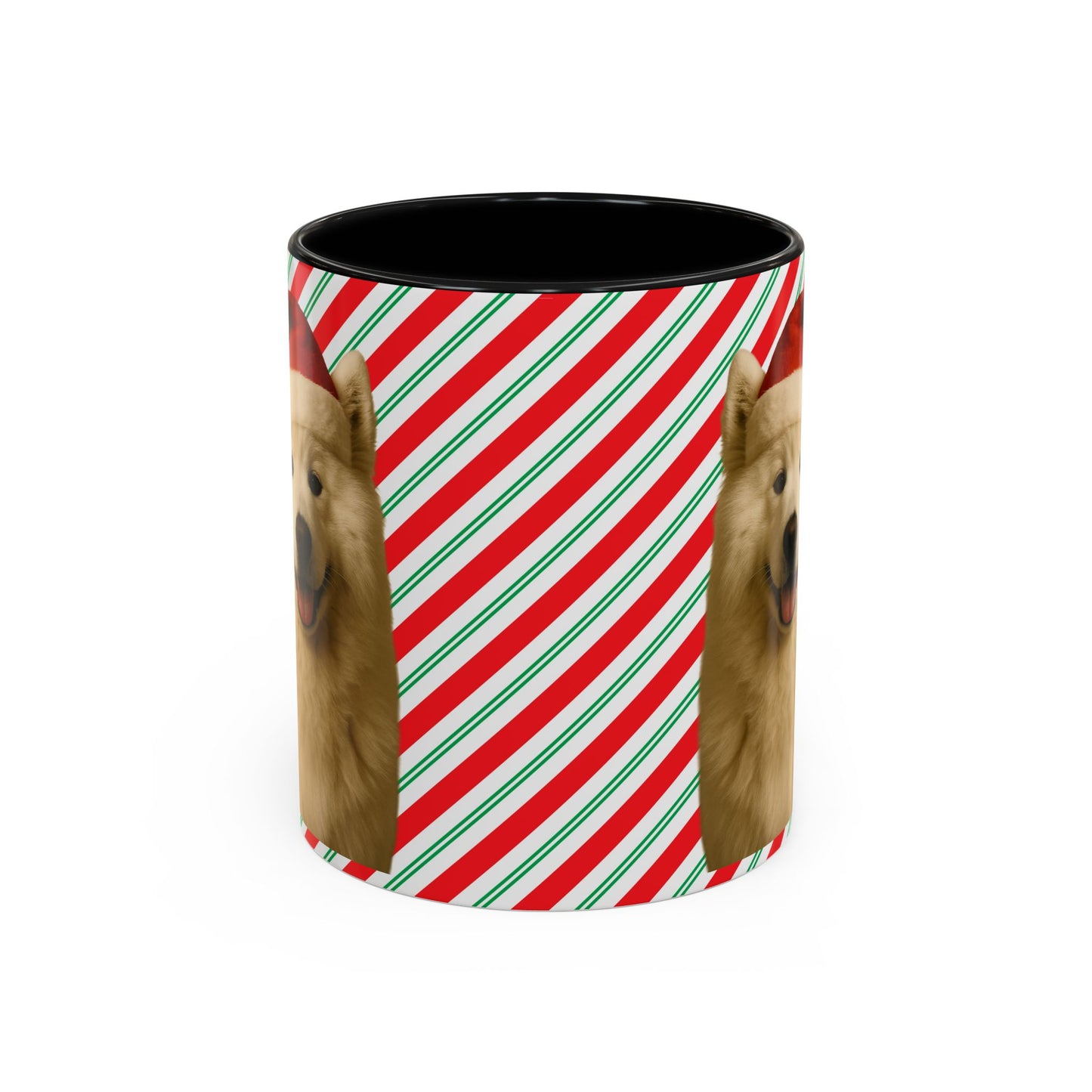 Santa Paws Samoyed 2-Tone Coffee Mug