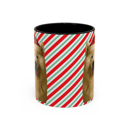 Santa Paws Samoyed 2-Tone Coffee Mug