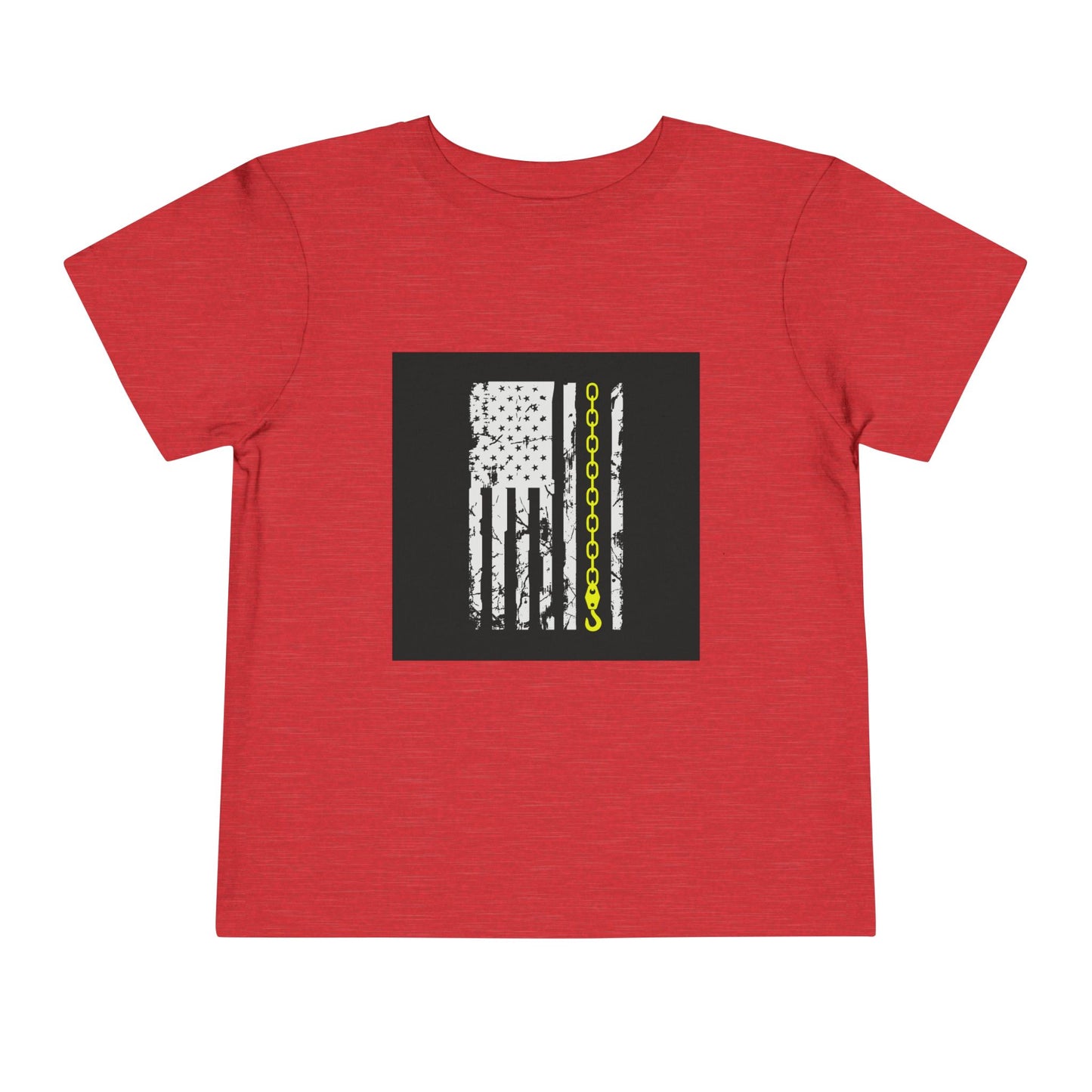 Thin Yellow Line Toddler Unisex Short Sleeve Crewneck Tee
