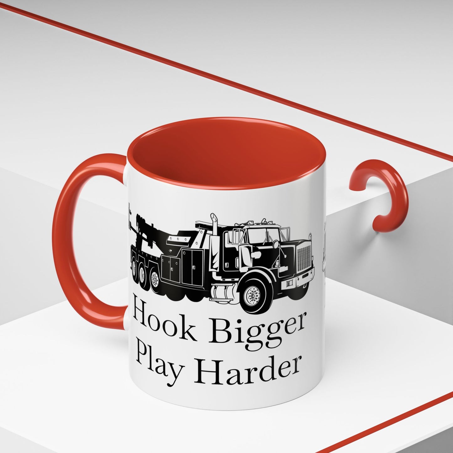 Hook Bigger 2-Tone Coffee Mug