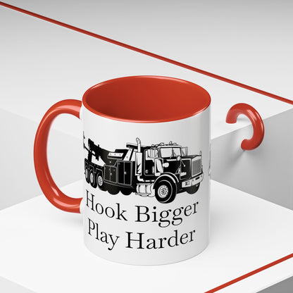 Hook Bigger 2-Tone Coffee Mug