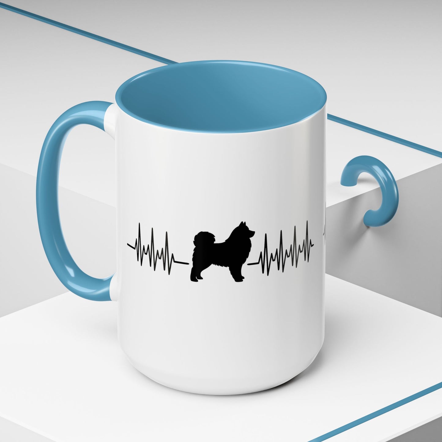 My Heart Beats For Samoyeds 2-Tone Coffee Mug