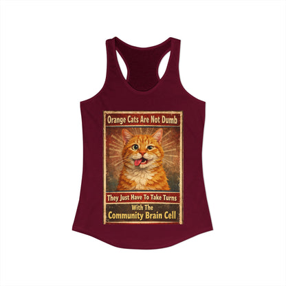 Community Brain Cell Women's Racerback Tank