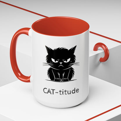 CAT-titude 2-Tone Coffee Mug