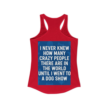 Never Knew Women's Racerback Tank
