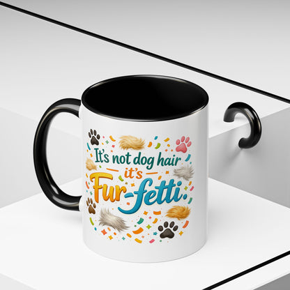 Fur-Fetti Dog 2-Tone Coffee Mug