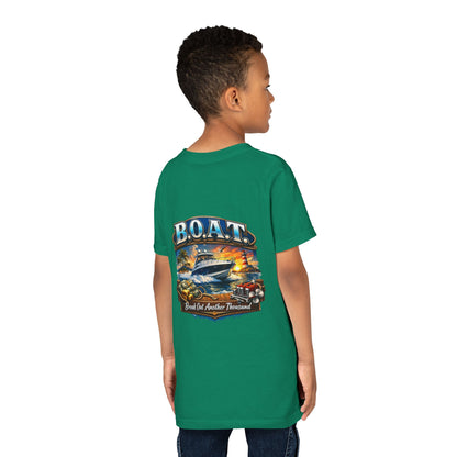 B.O.A.T. Youth Unisex Short Sleeve Crewneck Tee