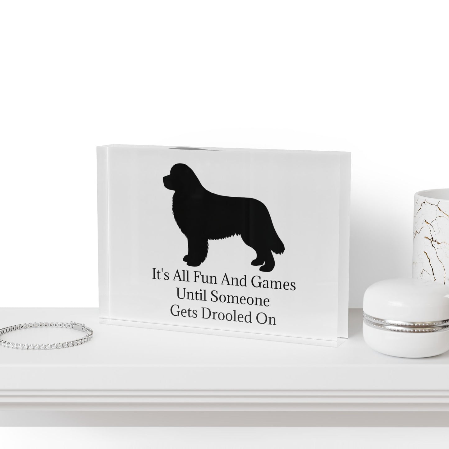 Fun And Games Acrylic Photo Block