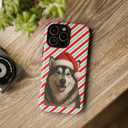 Santa Paws Malamute iPhone Case
