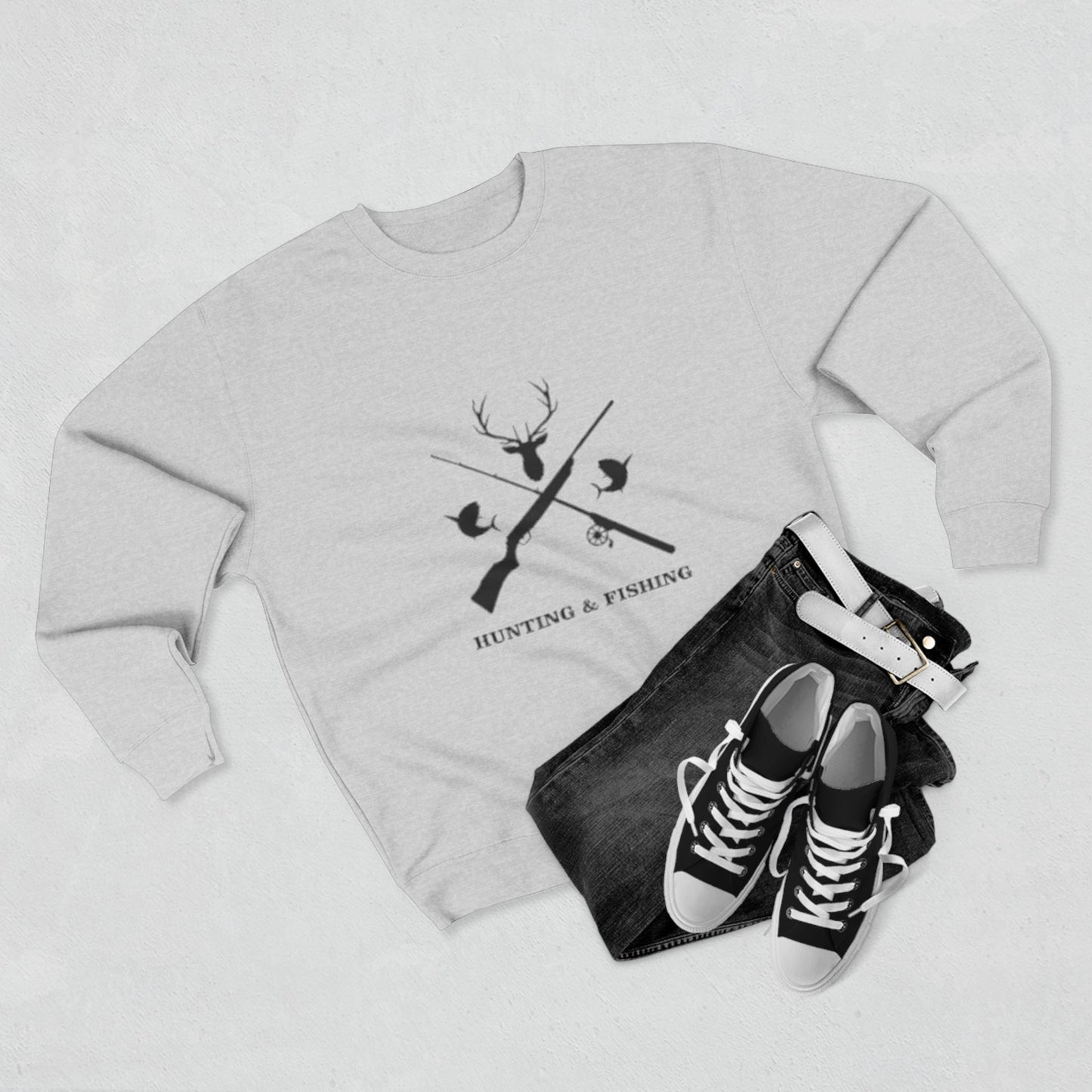 Hunting/Fishing Unisex Crewneck Sweatshirt