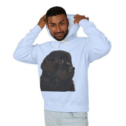Newfie Head Unisex Lightweight Hoodie