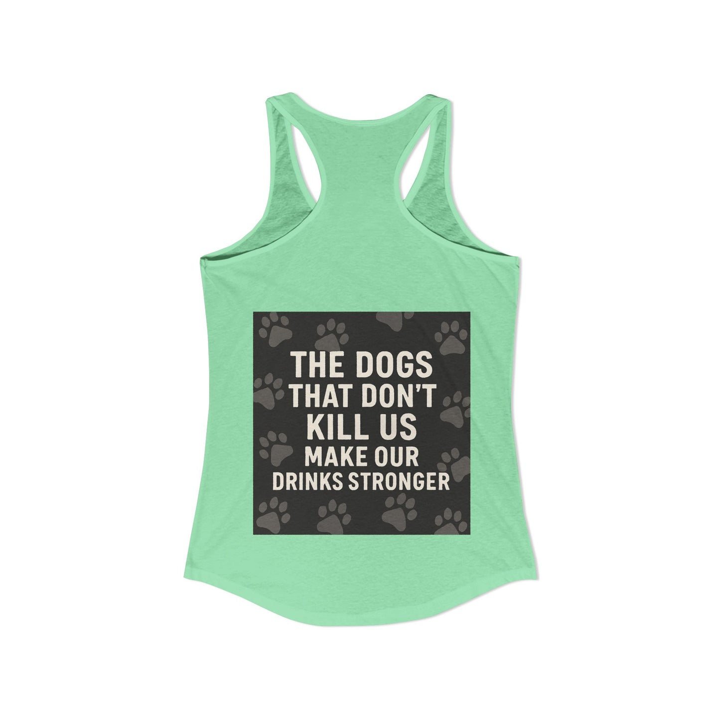 Drinks Stronger Women's Racerback Tank