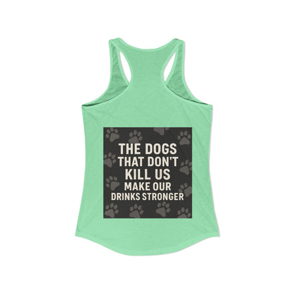 Drinks Stronger Women's Racerback Tank