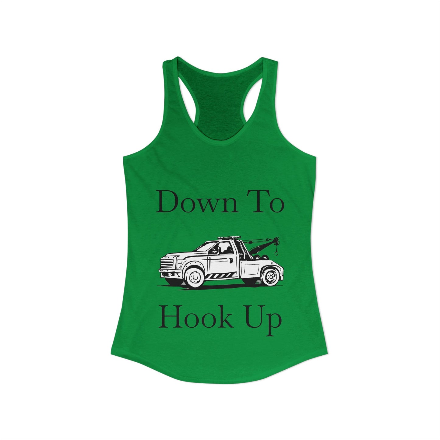 Down To Hook Up Women's Racerback Tank