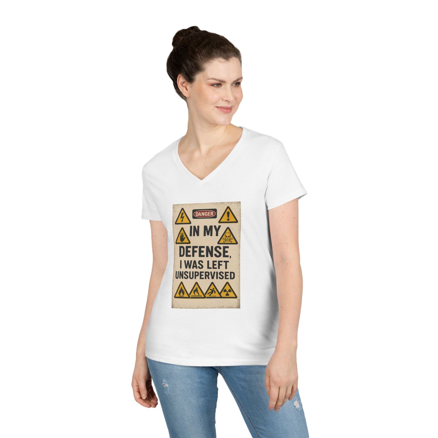 Unsupervised Women's V-Neck T-Shirt
