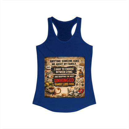 Unhinged Family Women's Racerback Tank