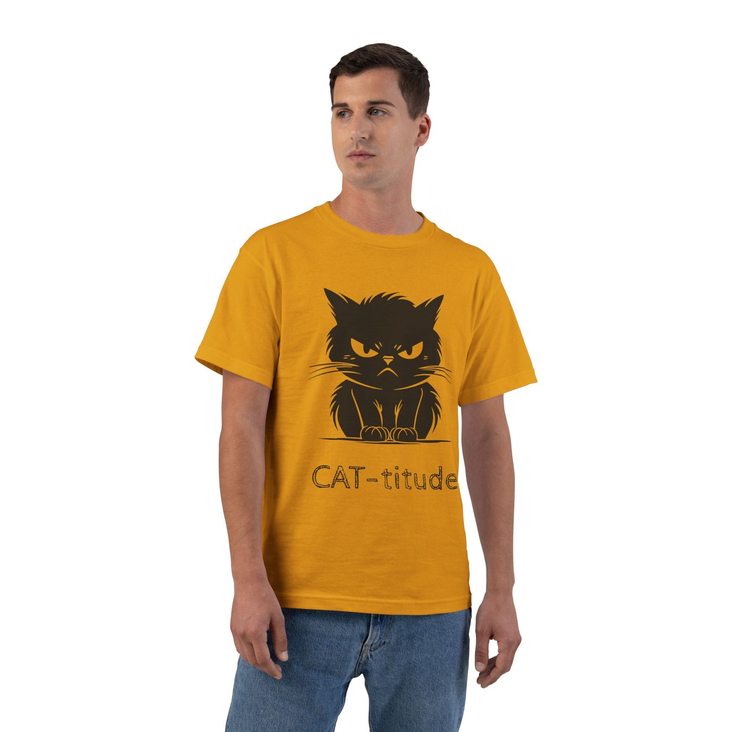 CAT-titude Men's Short-Sleeve Crewneck Tee