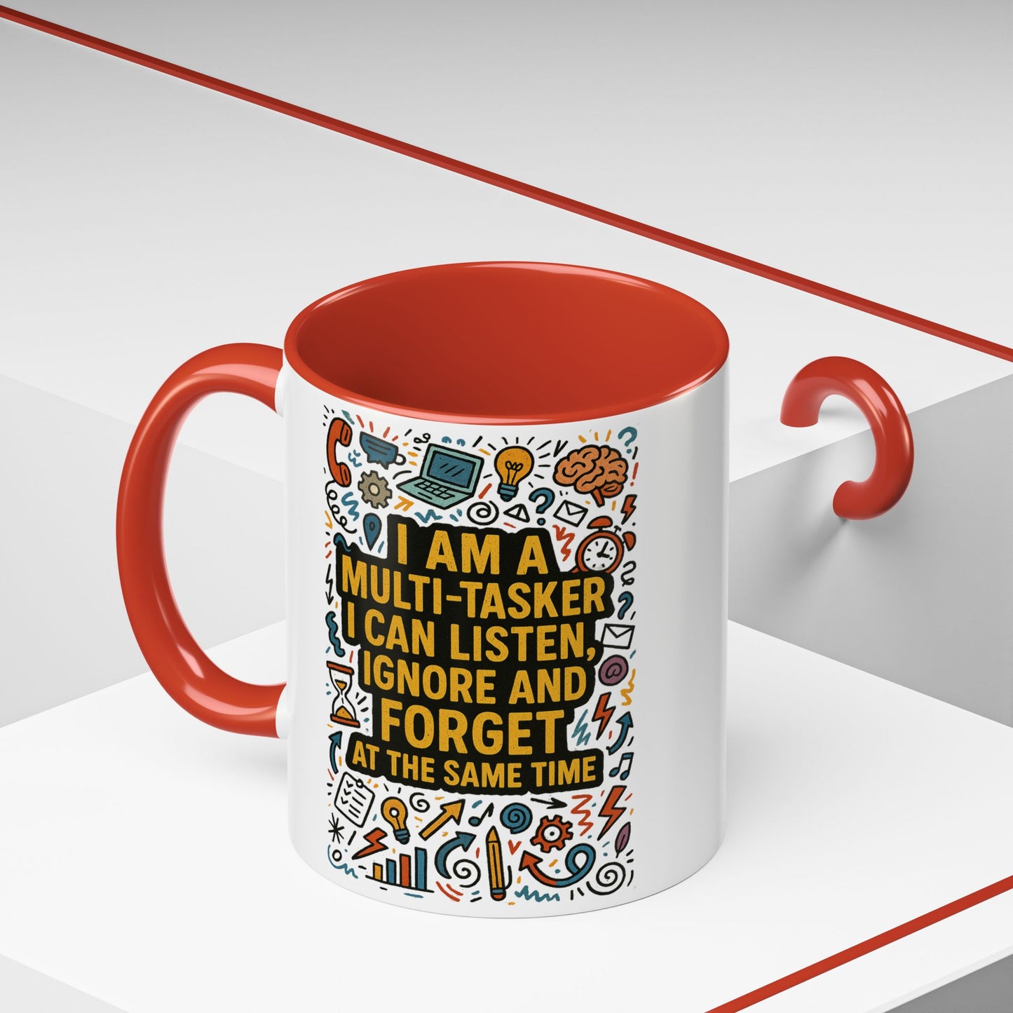 Multi-Tasker 2-Tone Coffee Mug