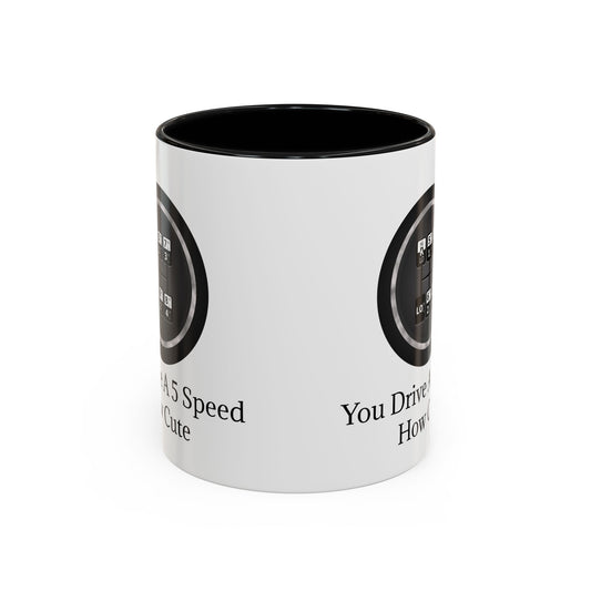 5 Speed How Cute 2-Tone Coffee Mug