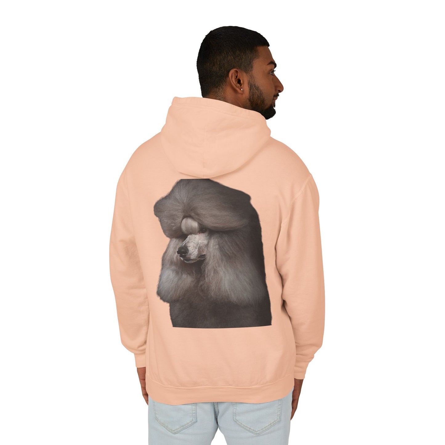 Poodle Head Unisex Lightweight Hoodie