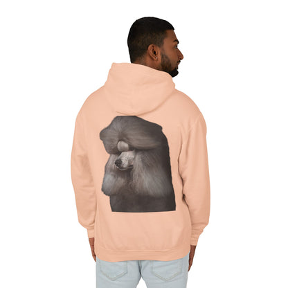 Poodle Head Unisex Lightweight Hoodie
