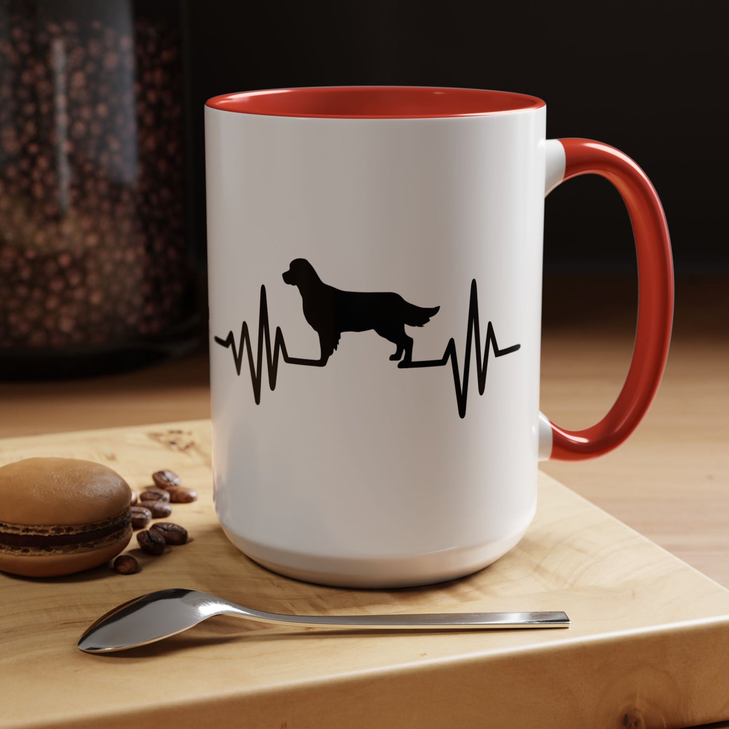 My Heart Beats For Goldens 2-Tone Coffee Mug