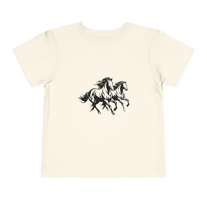Horsin' Around Toddler Unisex Short Sleeve Crewneck Tee