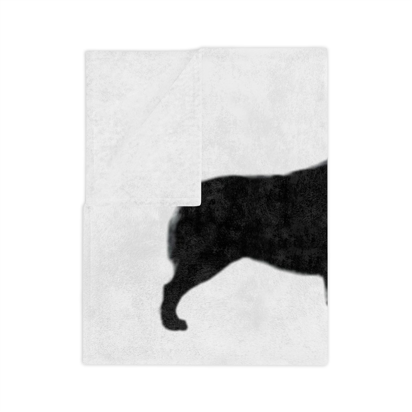 Aussie Silhouette Velveteen Microfiber Blanket