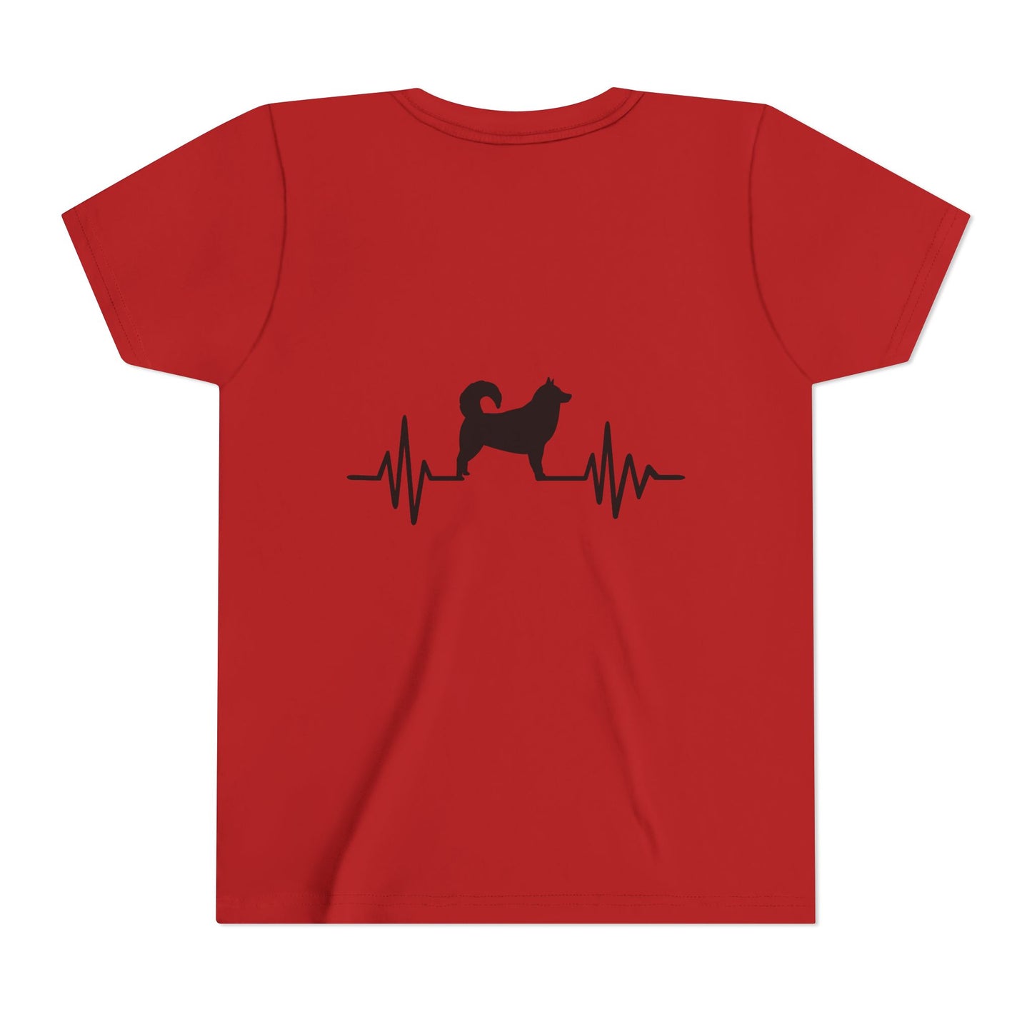 My Heart Beats For Malamutes Youth Unisex Short Sleeve Crewneck Tee