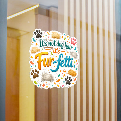 Fur-Fetti Dog Vinyl Decal