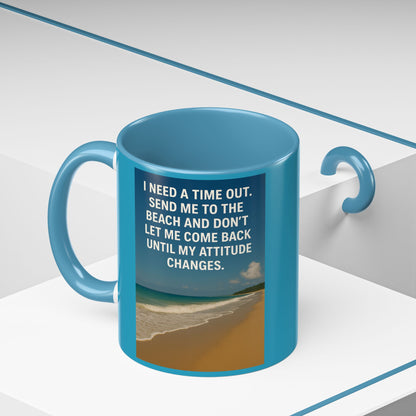 Time Out 2-Tone Coffee Mug