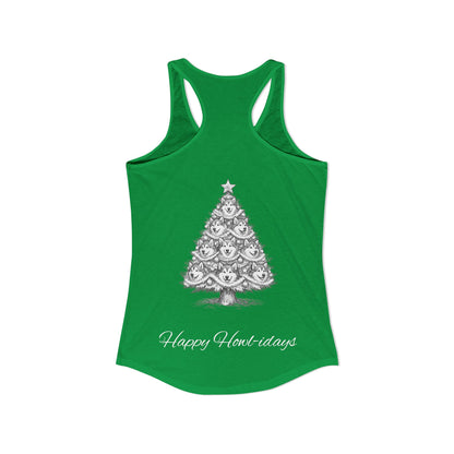 Happy Howl-idays Women's Racerback Tank