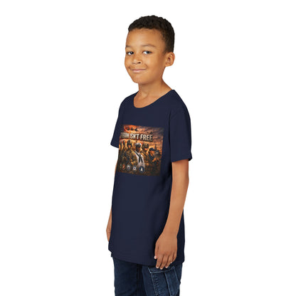 Freedom Isn't Free Youth Unisex Short Sleeve Crewneck Tee