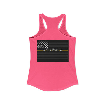 Thin Yellow Line Women's Racerback Tank