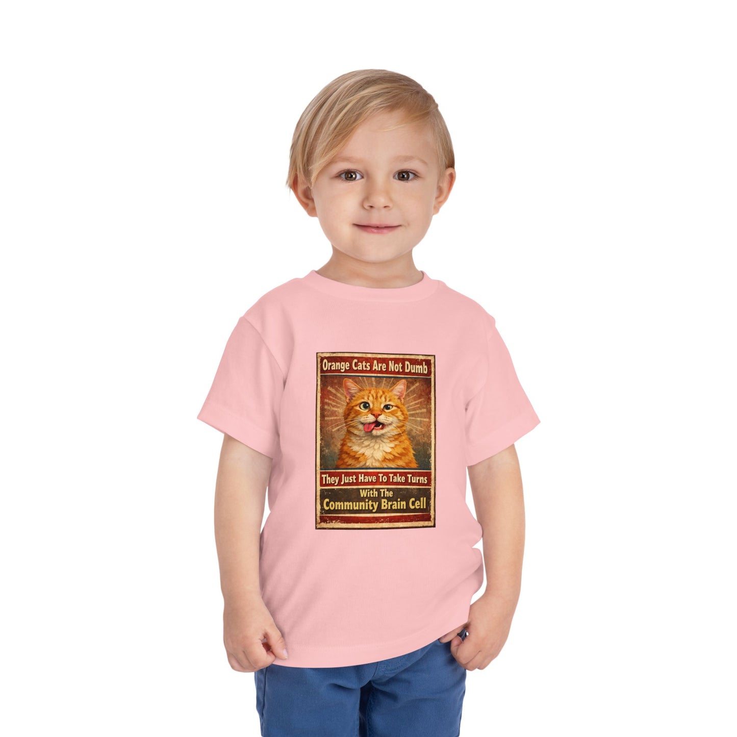 Community Brain Cell Toddler Unisex Short Sleeve Crewneck Tee