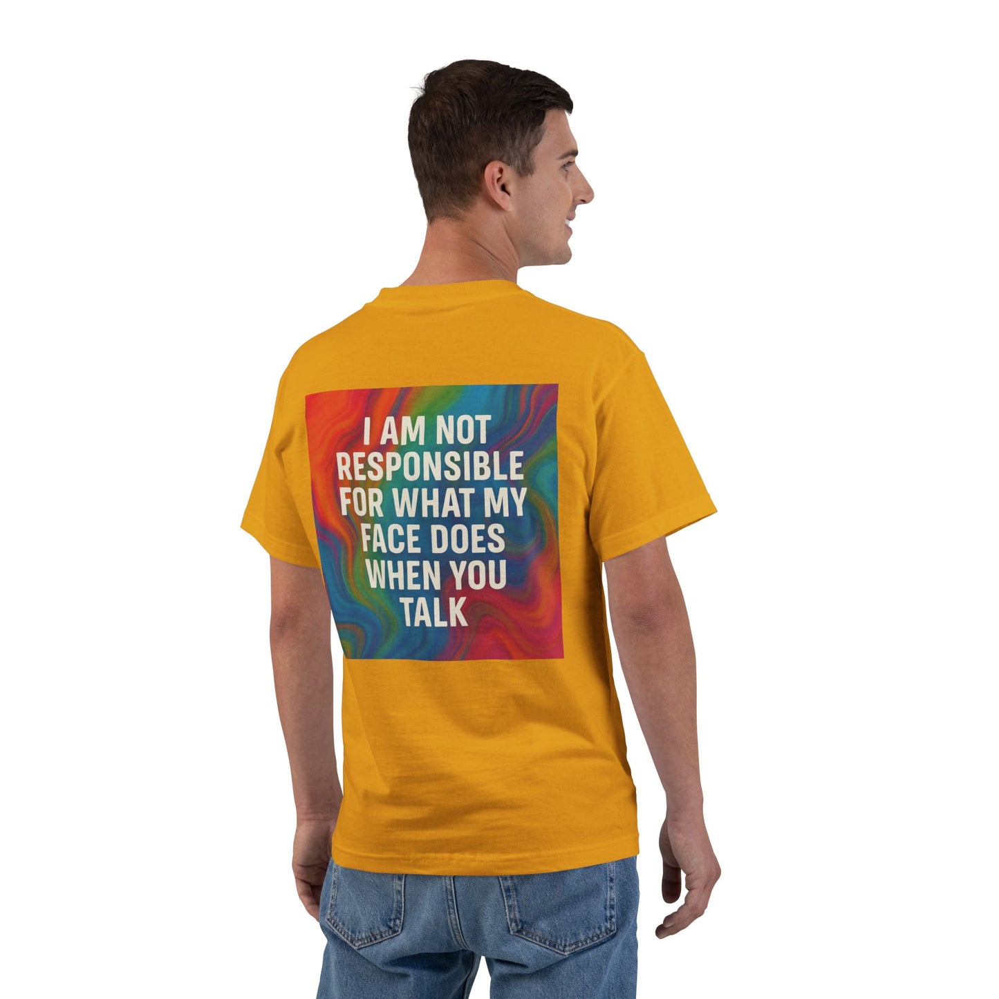 When You Talk Men's Short-Sleeve Crewneck Tee