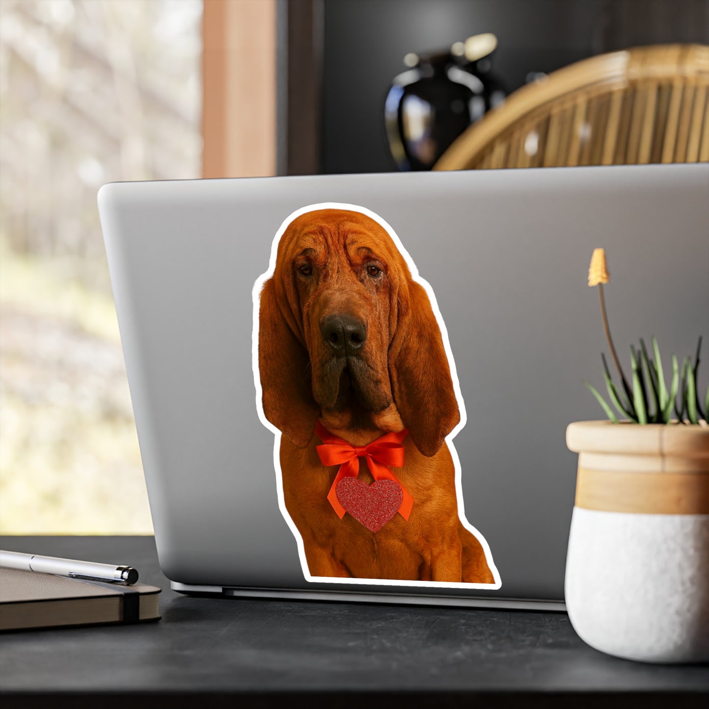 Cupid's Companion Bloodhound Vinyl Decal