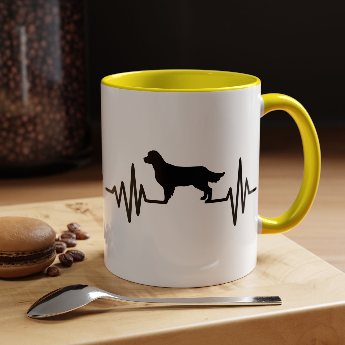 My Heart Beats For Goldens 2-Tone Coffee Mug
