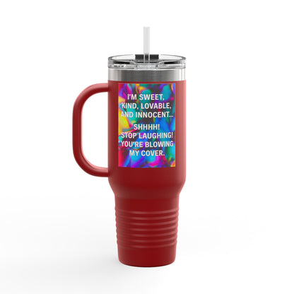 Blowing My Cover Insulated Travel Mug