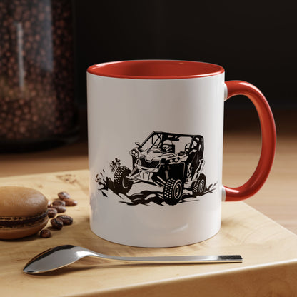 Slingin' Mud Side By Side 2-Tone Coffee Mug