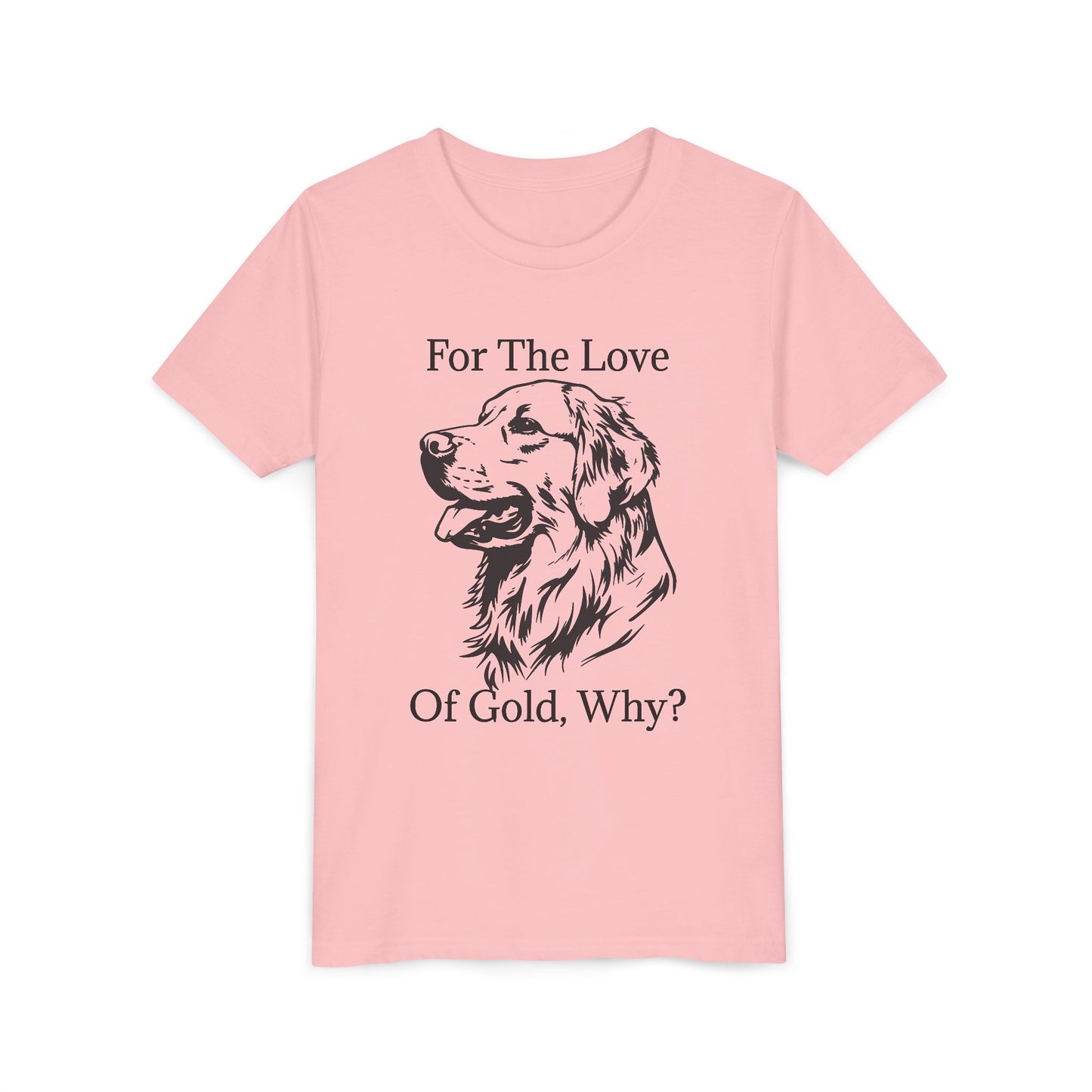 For The Love Of Gold Youth Unisex Short Sleeve Crewneck Tee