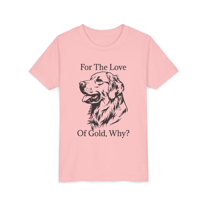 For The Love Of Gold Youth Unisex Short Sleeve Crewneck Tee