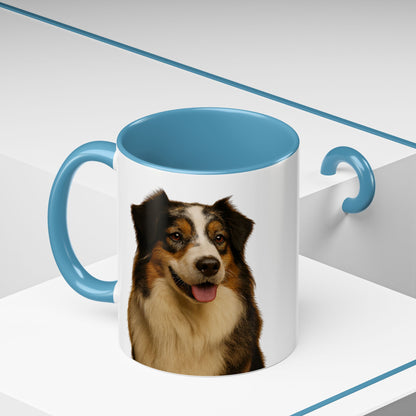 Aussie Head 2-Tone Coffee Mug