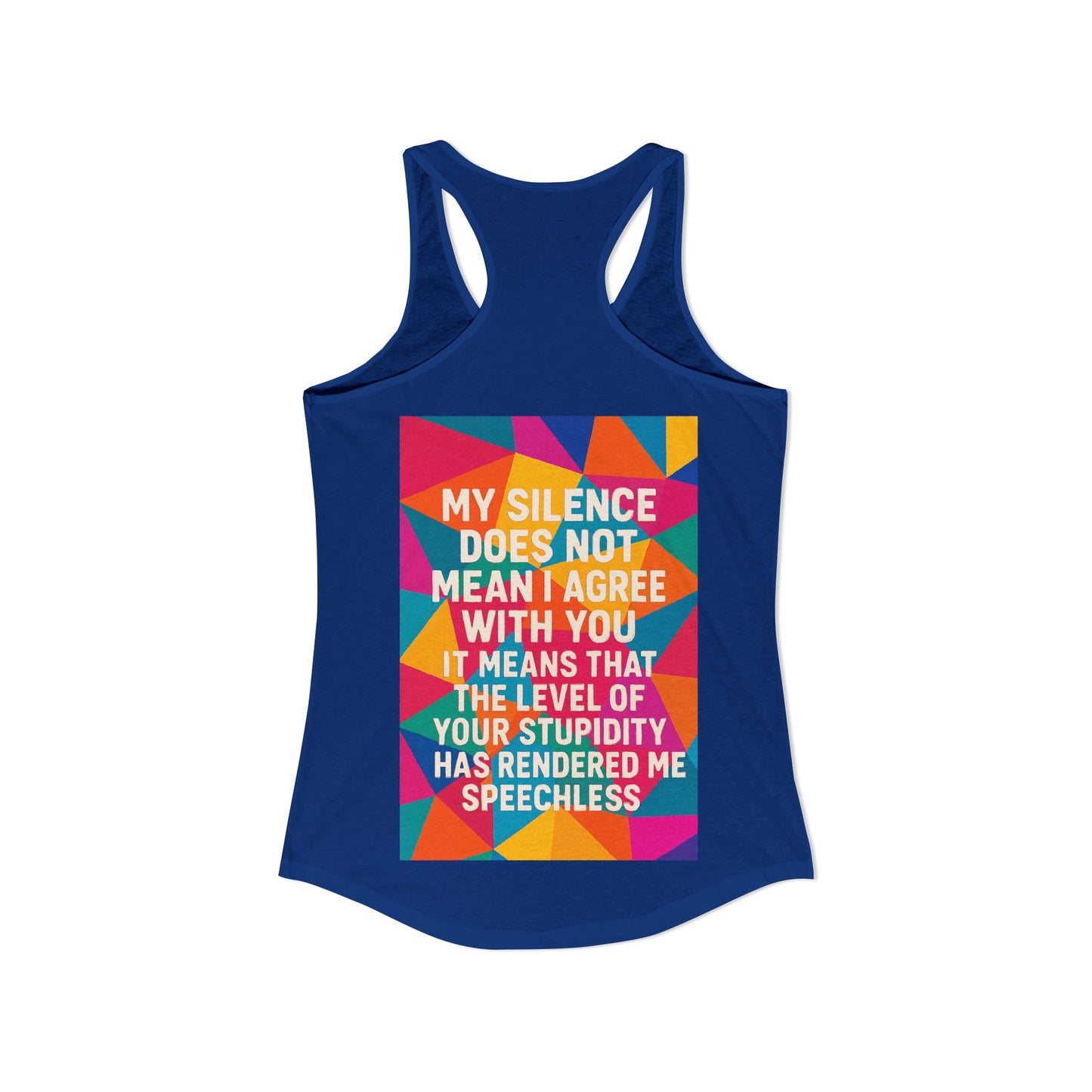 Speechless Women's Racerback Tank