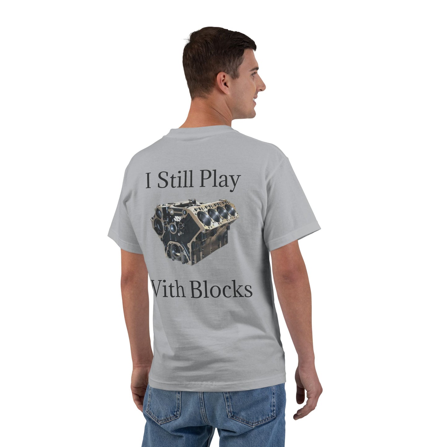 Play With Blocks Men's Short-Sleeve Crewneck Tee