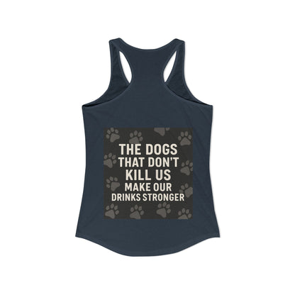 Drinks Stronger Women's Racerback Tank