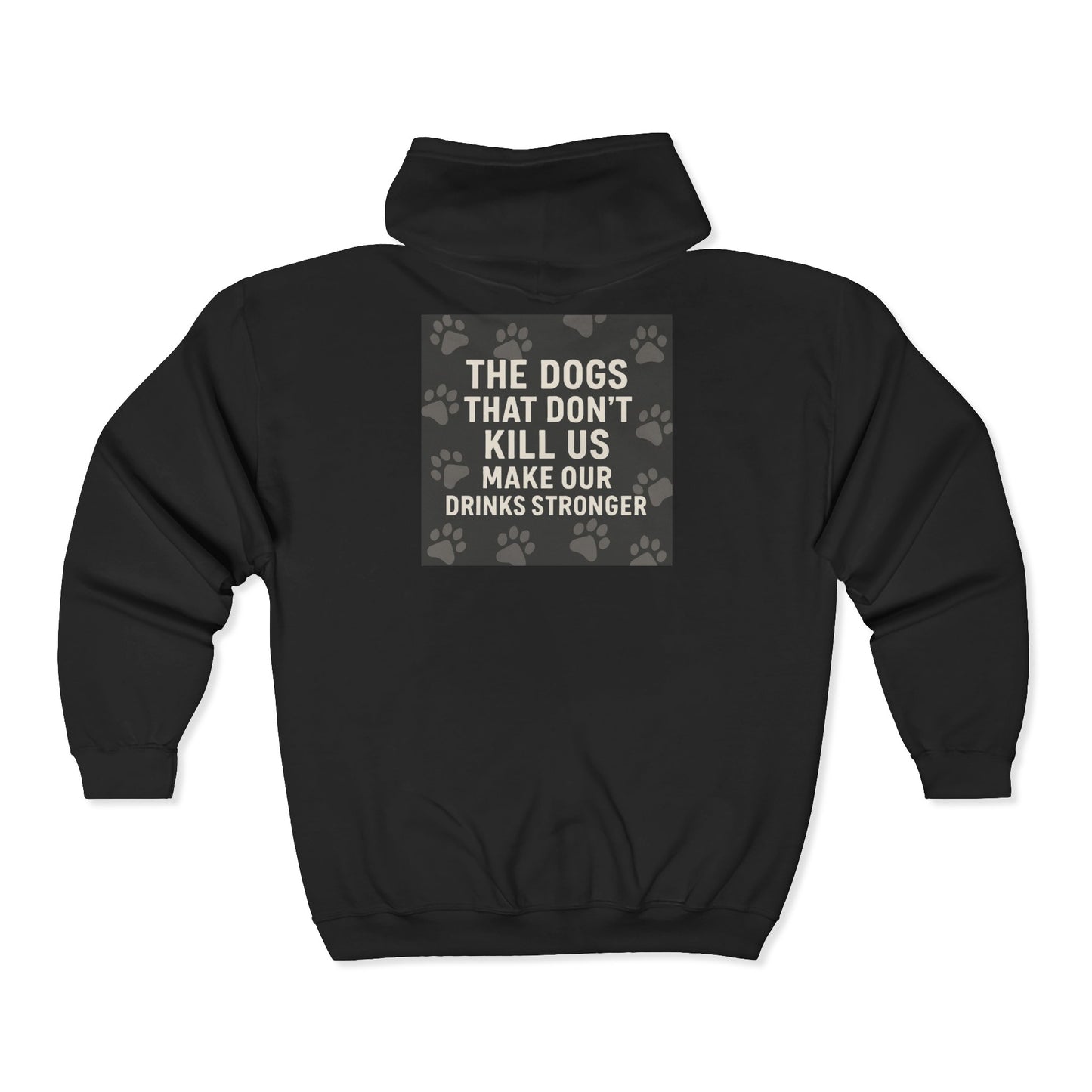 Drinks Stronger Unisex Full Zip Hoodie