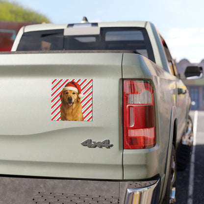 Santa Paws Golden Indoor/Outdoor Magnet